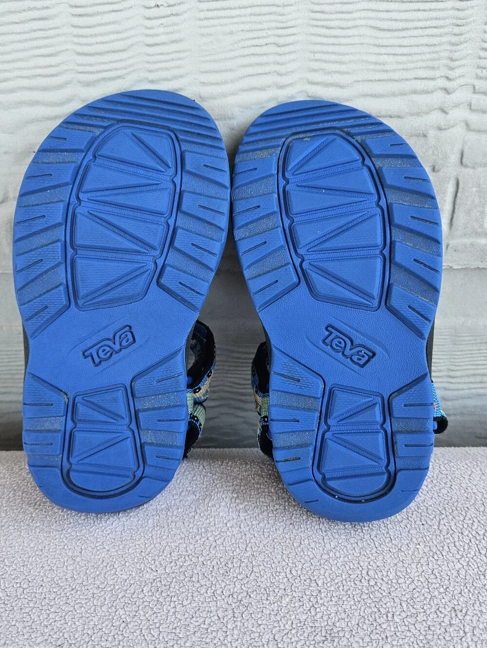 Teva Hurricane XLT 2 Hiking Sport Sandals Toddler SZ 7 Blue Trucks Hook & Loop